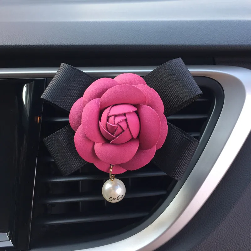 JOORMOM Butterfly-knot Female Car Tuyere Clip Fashionable Individual Car Aromatherapy Lovely Car Interior  car decoration