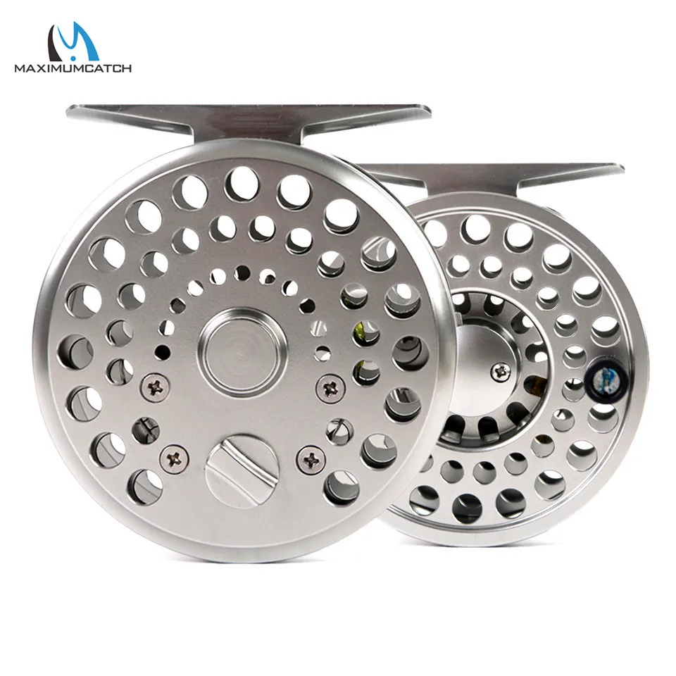 Maximumcatch MAXCATCH 2/3/4WT New Clicker and Pawl Trout Fly Fishing Reel CNC Machined Aluminum Classic Trout Fly Reel