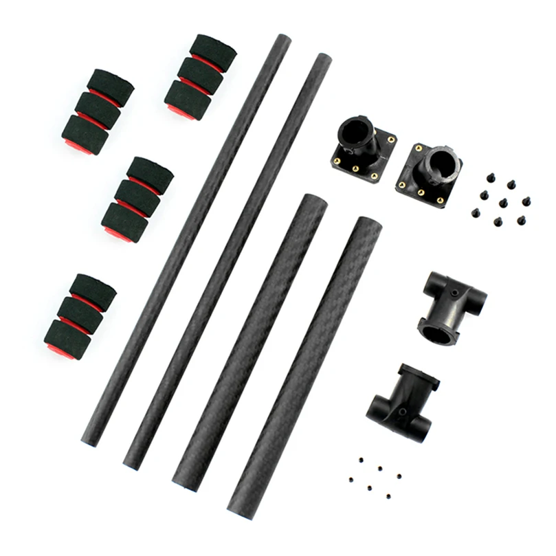 JMT – train d'atterrissage haut en Fiber de carbone, dérapage de Type T, installation rapide pour empattement FPV 700MM RC Quadcopter Drone S550 X650 S680