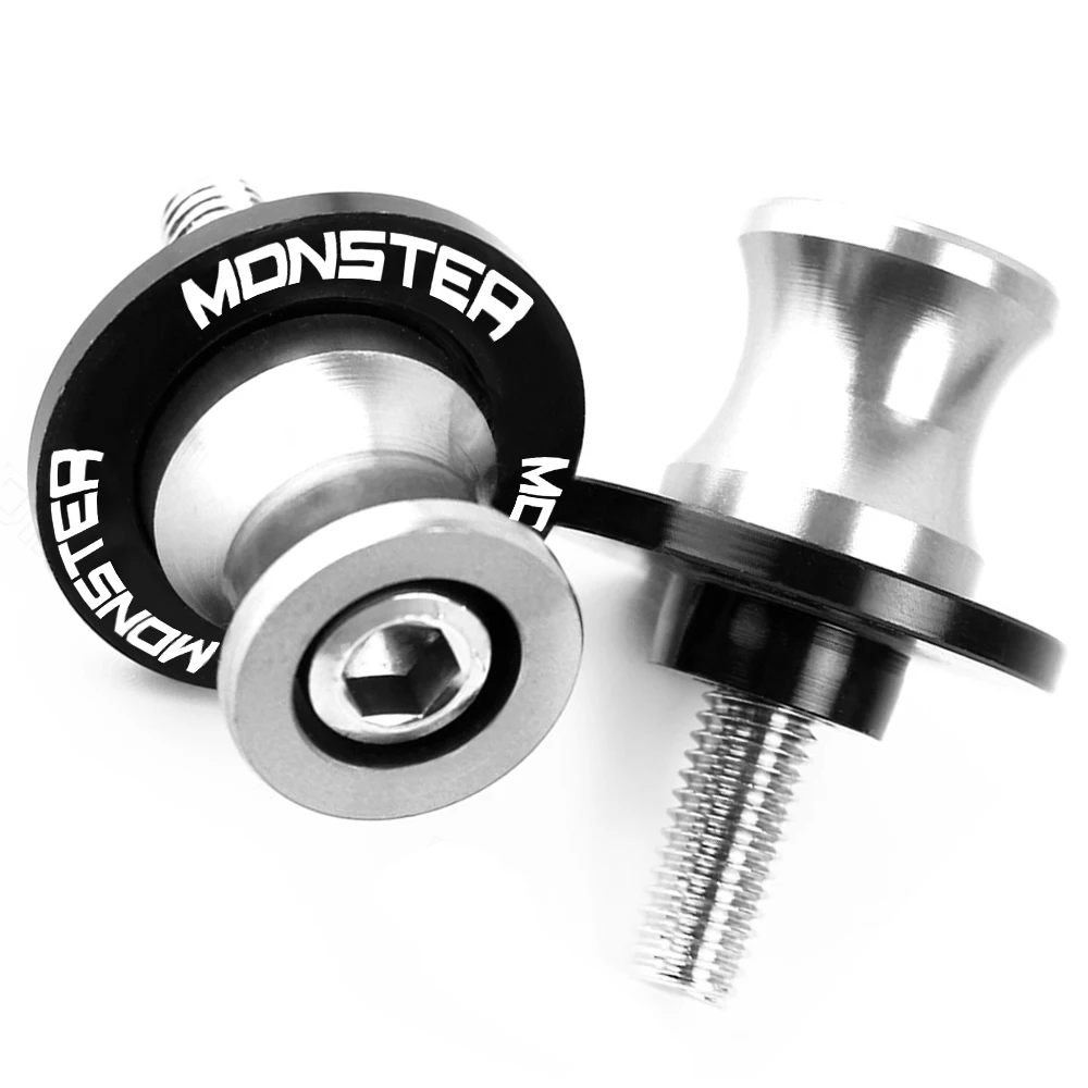 Motorcycle Accessories Swingarm Spools slider M6 stand screw For DUCATI MONSTER 695 696 796 797 821 Monster 821 1200 1200S 1200R