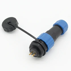 SP16 Waterproof Straight Aviation connector 2/3/4/5/6/7/9Pin IP68 industrial cable connector Male plug and Femal socket