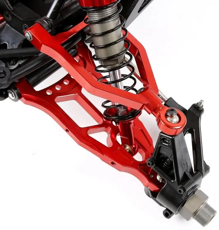 ECKAN-Kit de suspension avant et arrière en aluminium arc-en-ciel, ensemble de bras avec bretelles de tour d'amortisseur arc-en-ciel