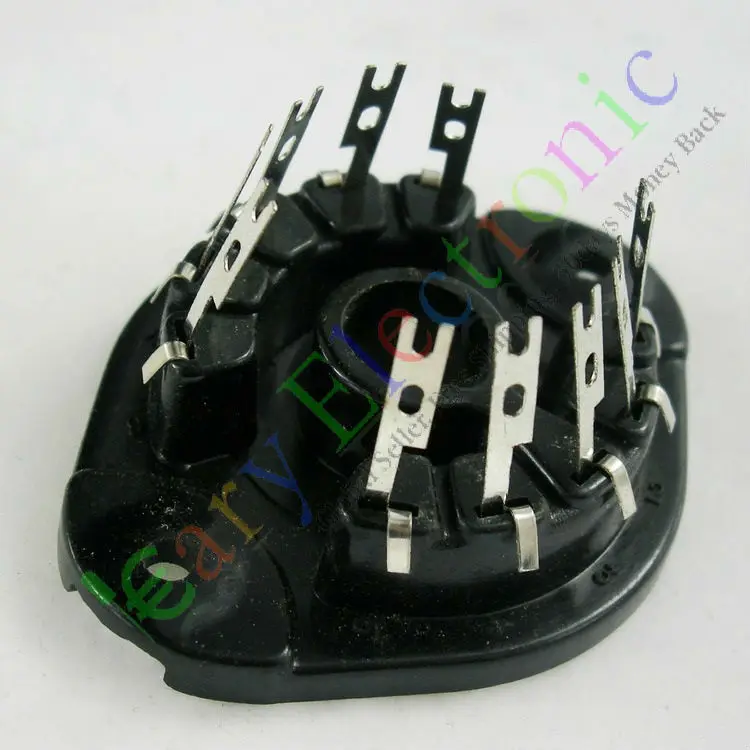 

Wholesale and retail 20pc 10pin vacuum tube socket valve base EL156 EL12 EYY13 EF14 AZ12 audio amp DIY free shipping