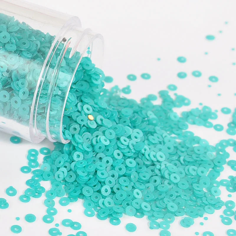 10g/Lot Size 2mm Matte Flat Round PVC Loose Sequins Paillettes Sewing Wedding Craft Women Garments Accessories Kids Diy Material