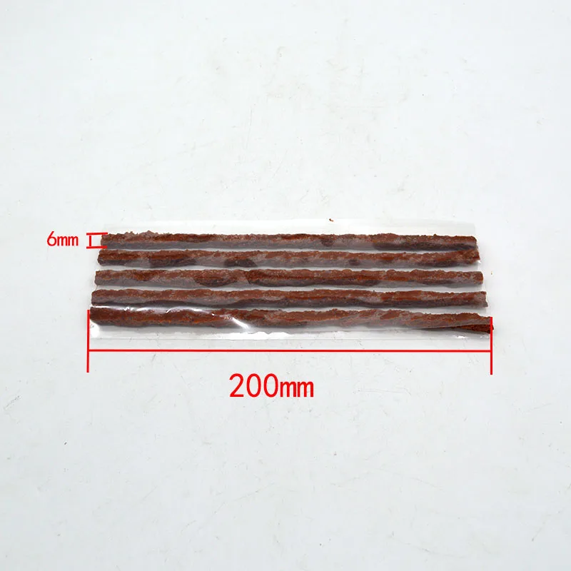 30pcs /6mm*200mm / Tyre Repairing Rubber Strips / Tire Repair Tools / rubber strips tyre repair