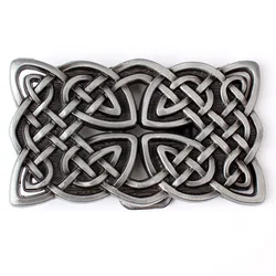 Metal Line Belt Buckle Width 4.0CM National Style
