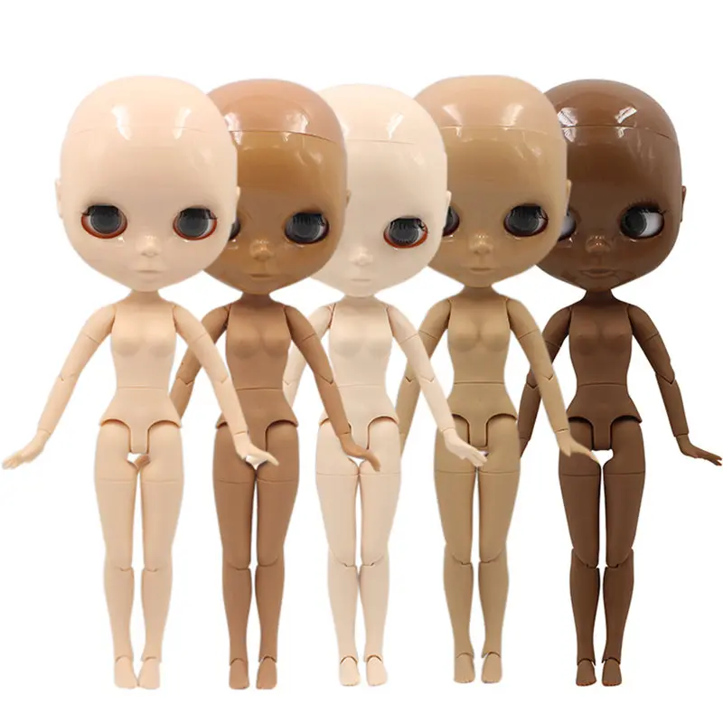 DBS blyth doll bald head doll big breast joint body, the scalp is loose, the scalp is not assembled