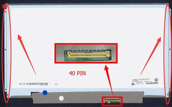 13.3''LCD Screen Matrix B133XW03 V.1 v.0 LTN133AT27 N133BGE-L41 N133B6-L24 LP133WH2 TLA1/TLL1/TLL2 LTN133AT16 CLAA133WA01A 40PIN