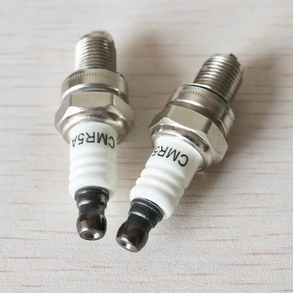 2Pcs Spark Plug for 4 Stroke brush cutter grass trimmer lawn mower