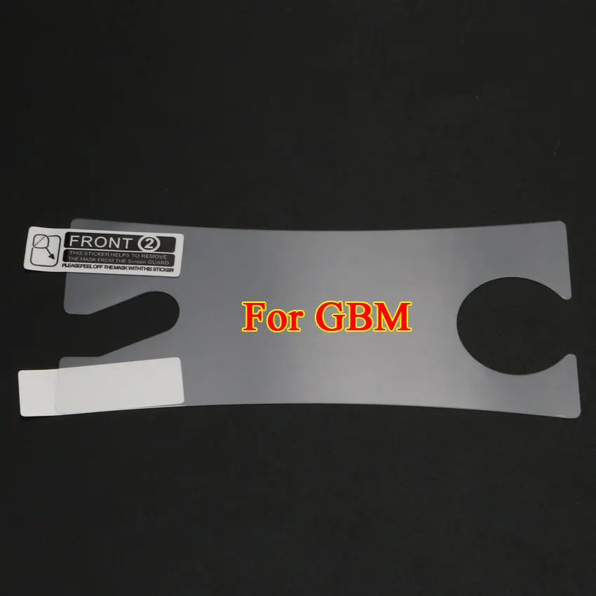 2 pcs หน้าจอ LCD เลนส์พลาสติกป้องกันฟิล์มสำหรับ Gameboy Advance กระเป๋าสำหรับ GBA SP GBC GB GBP คอนโซล