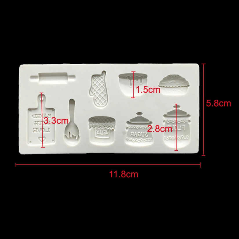 Bakeware Tools Shape Silicone Sugarcraft Mold Chocolate Candy Fondant Cake Decorating Tools