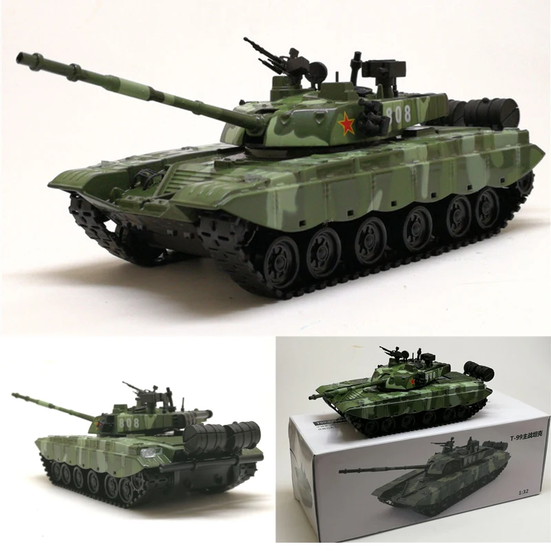 High Simulation Collection Model Toys Car Styling China T99 Main Battle Tanks Model 1:32 Alloy Tank Model Excellent Gifts