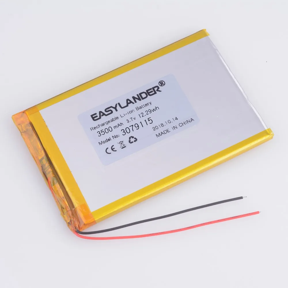 

3500 mah tablet pc battery Lithium Polymer Li-Po li ion Rechargeable Batteries 3079115 3.7v FOR Prestigio MultiPad PMP3077C