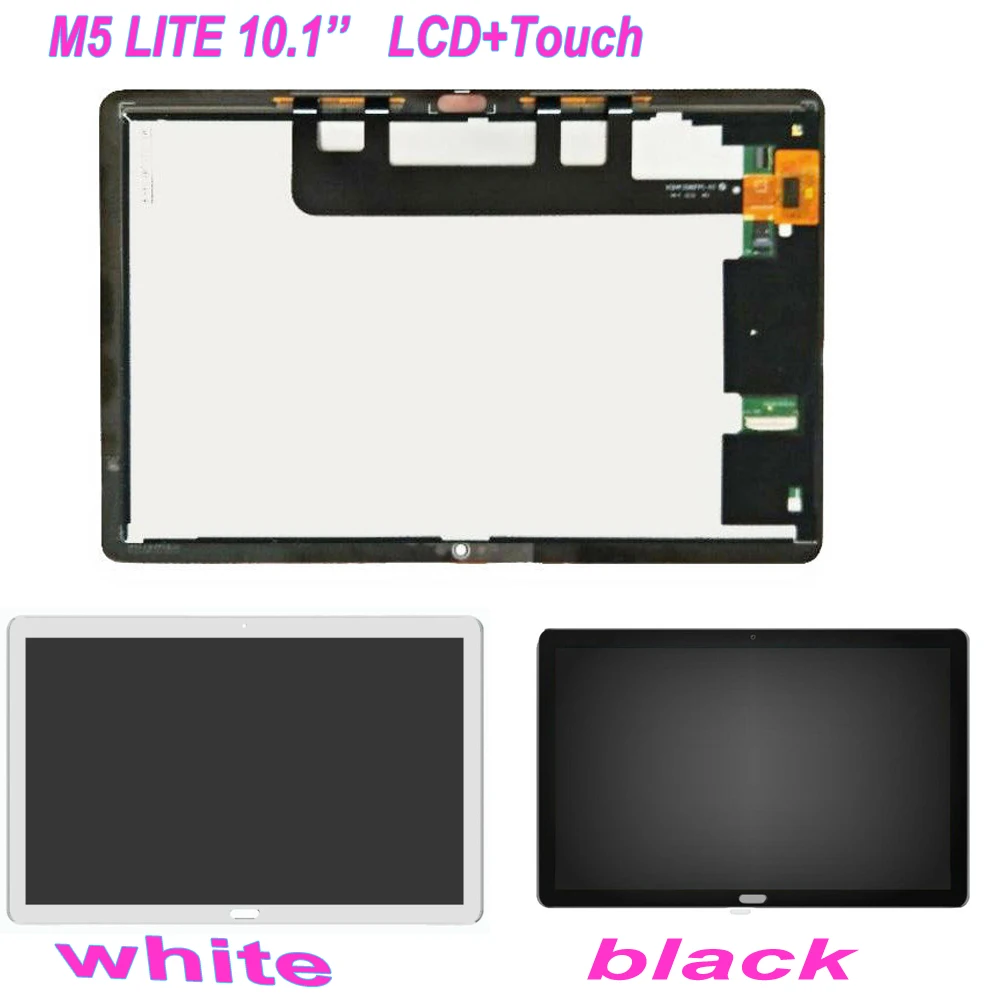 For Huawei MediaPad M5 Lite LTE 10 BAH2-L09 BAH2-L09C Bach2-L09C Bach2-W19C Touch Screen Digitizer Lcd Display Assembly Frame