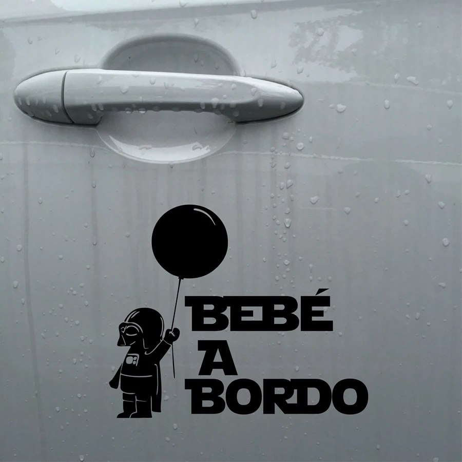 Spanish Version Baby On Board Car Stickers - BEBE A BORDO Vinyl Decal Sticker Coche