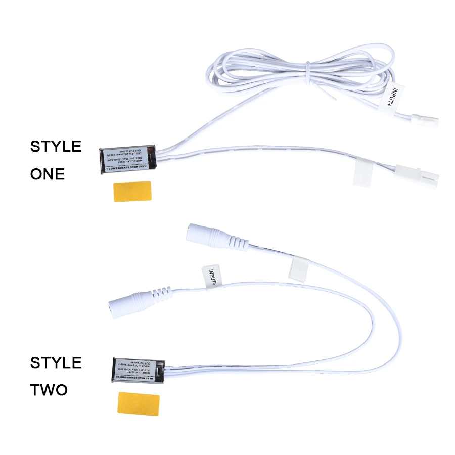 Foxanon IR Motion Sensor Switch Auto ON/OFF DC 5V-24V 5A Max 50W Hand Sweep Sensor Switch DIY LED Closet Cabinet Light Strip
