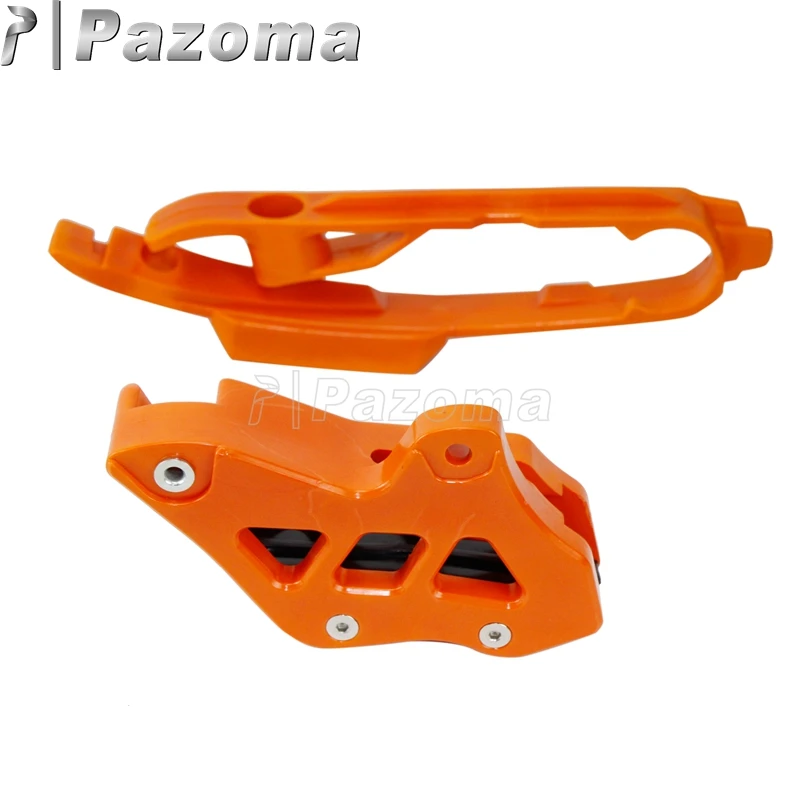 Orange Motorcycle Chain Guide Slider Guard Motocross Chain Swingarm Enduro Chain Slider For SX SXF SMR XC XCF Dirt Bike 2001-19