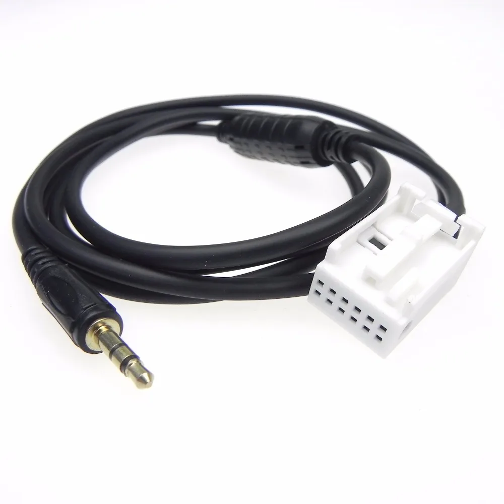 

1pcs High Quality 3.5mm Audio Music AUX Input Cable Adapter For Mercedes /Benz W203 W245 C Class Comand APS NTG Audio 20 30 50