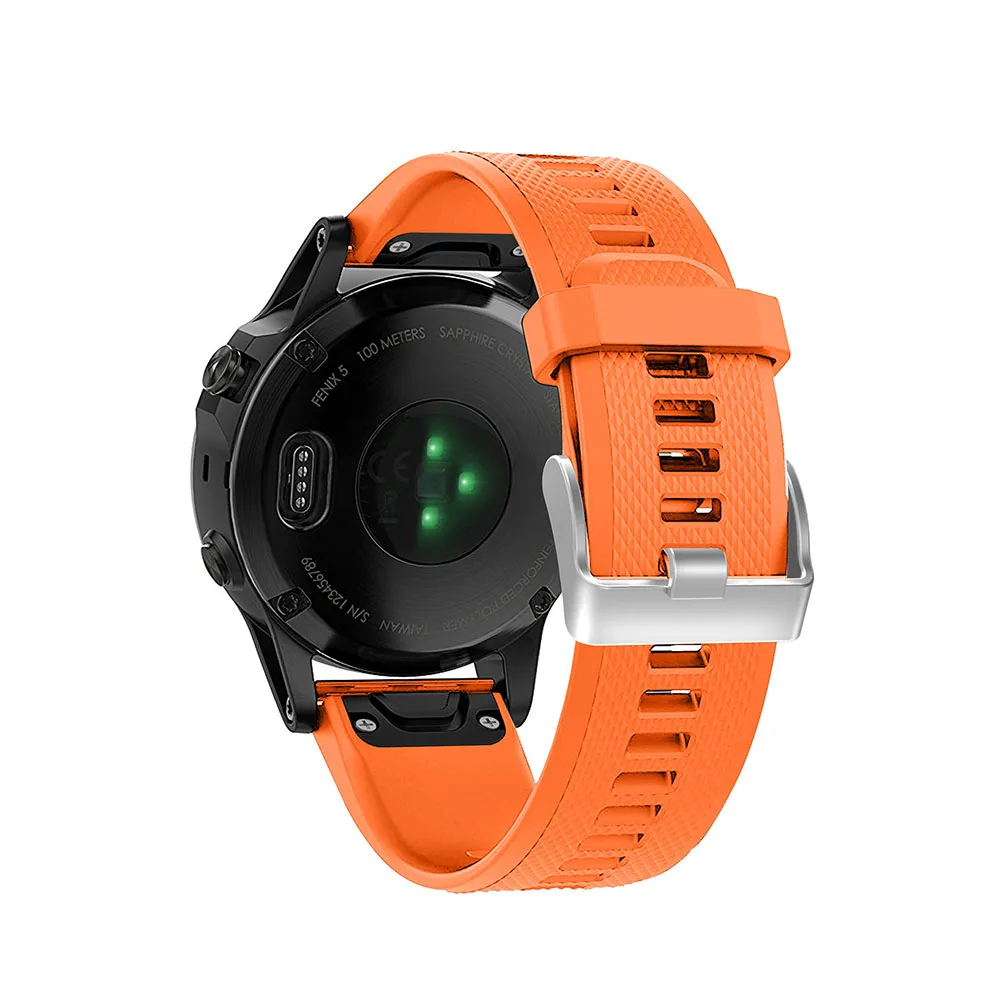 BEHUA Thay Thế Dây Đeo Đồng Hồ Silicone Dây Đeo Dành Cho Garmin Fenix 5 6 6 Plus Bản Năng Quatix 5 Đồng Hồ Thông Minh GPS 22Mm dây Đeo Tay Vòng Tay