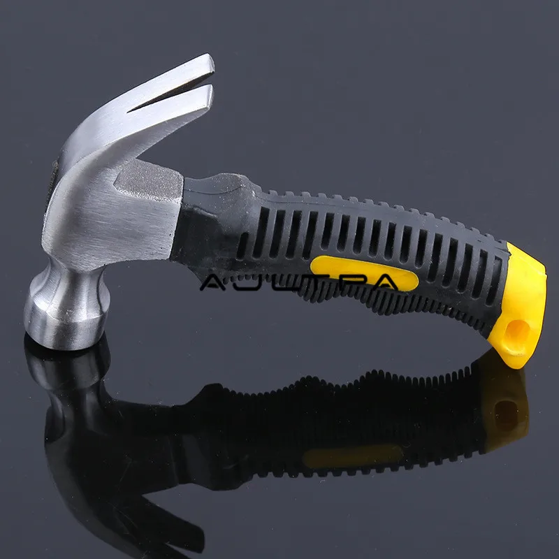 30Pcs Carbon Steel Claw Hammer Multifunction TPR Shockproof Handle Hammer Household Woodworking Hardware Tools