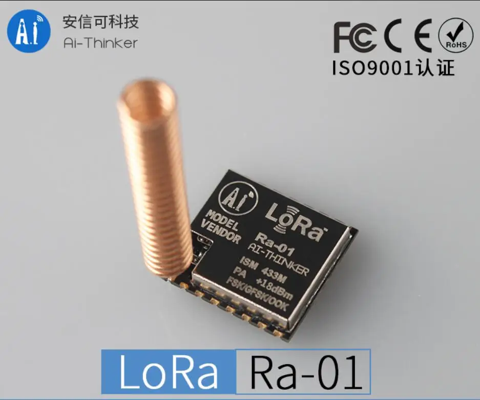 Ra-01 LoRa SX1278 433M Wireless Spread Spectrum Transmission Module Most Distant 10KM with CE FCC certifications