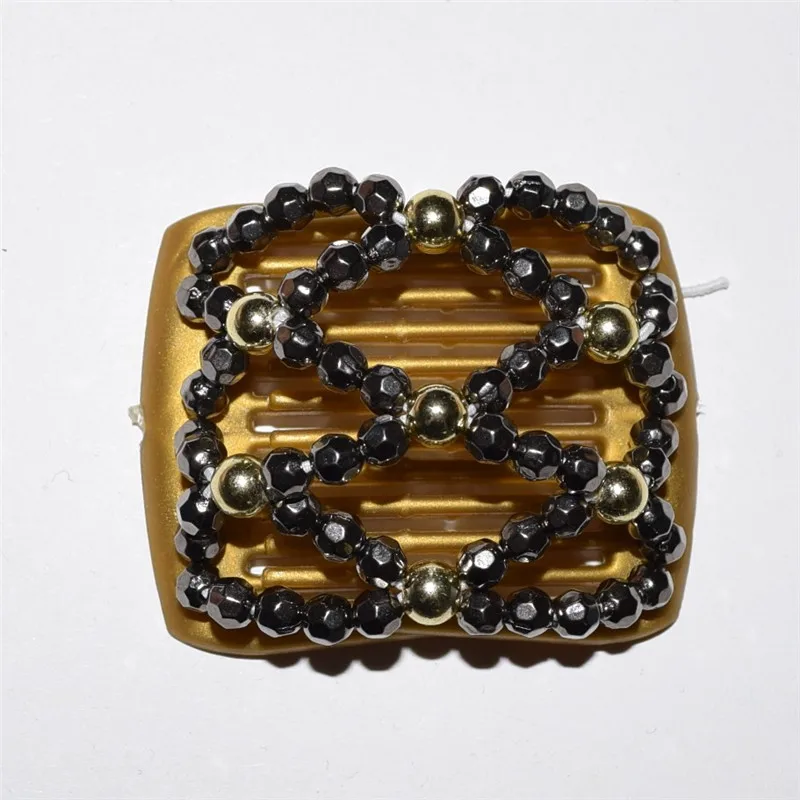 dark colour polyhedral  beads small size magic comb 20 pcs/lot Easy to Use for young&old