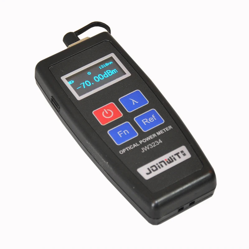 Free shipping JW3234 Mini Optical Power Meter -70~+6dBm /-50~+26dBm Optical Tester Laser source Fiber optic light source