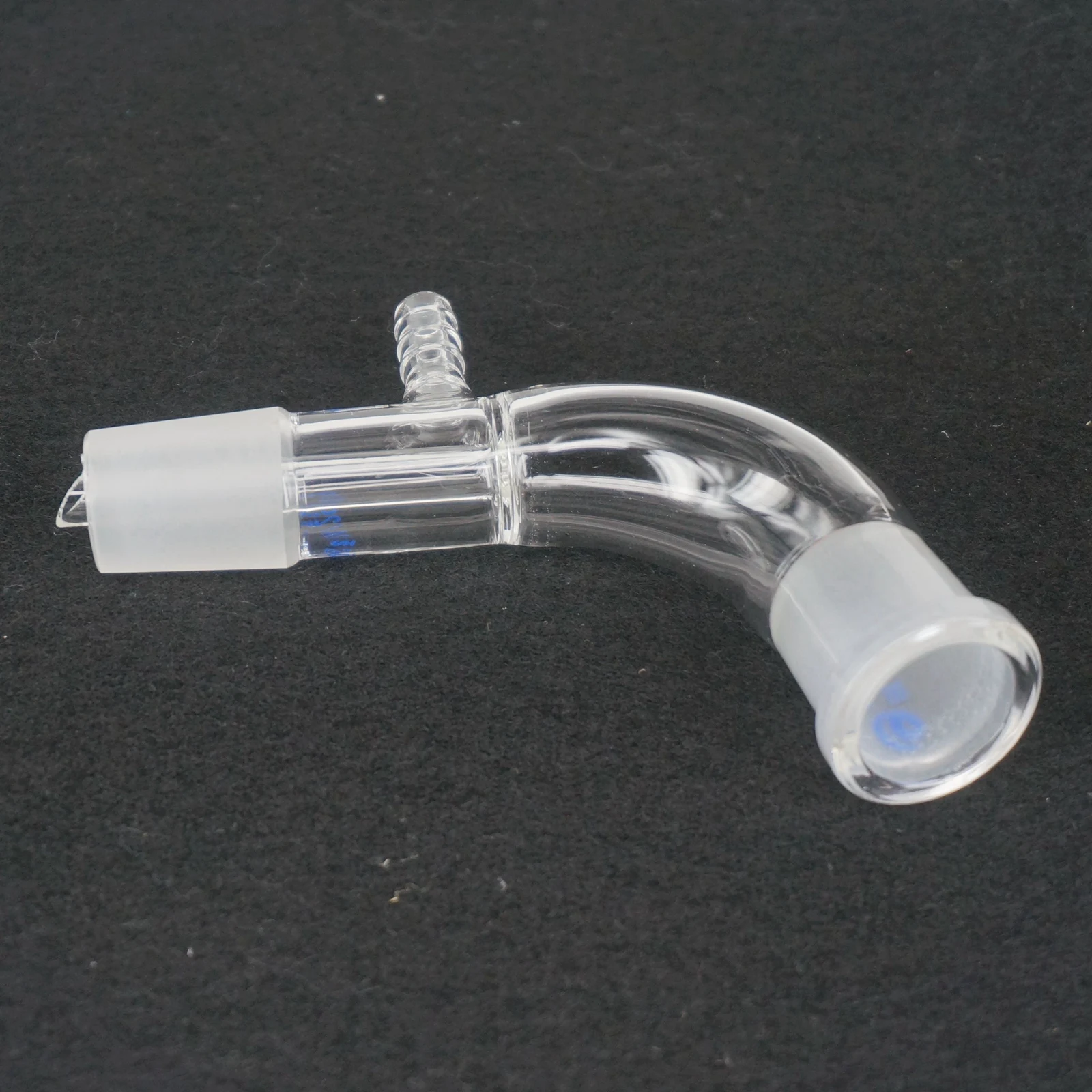 Récepteur de vide en verre de laboratoire, Joint 24/29, coude à 105 degrés, adaptateur de démontage, tête de Distillation