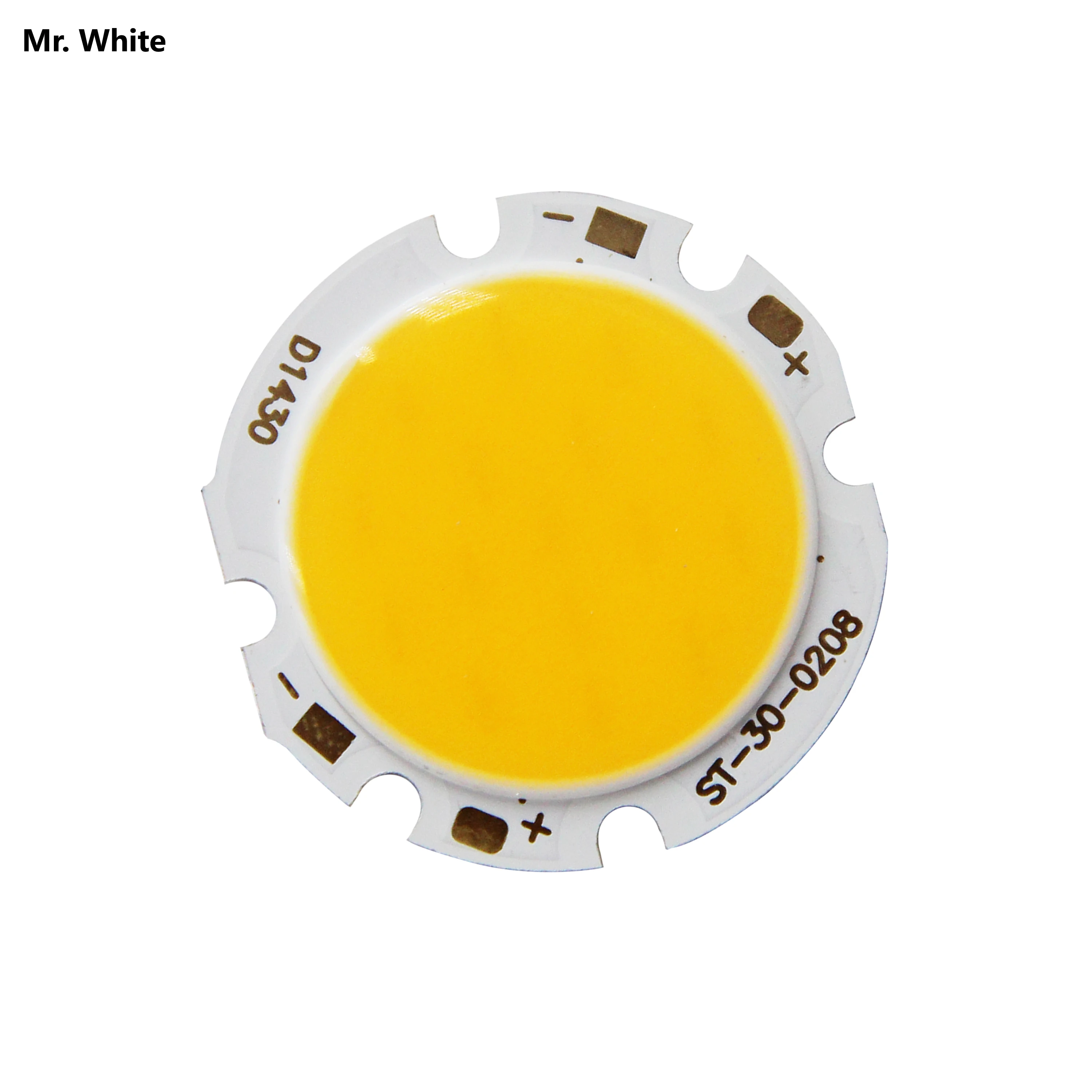 Imagem -05 - Big Sale 30 mm Rodada Alumínio v v dc Módulo de Fonte de Luz Led Cob w Cob Lâmpada Lâmpada para Dentro de Casa Faça Você Mesmo Chip de Cob