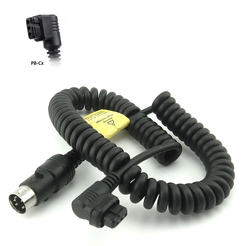 Godox PB960 Power Cable CX/NX External Flash Battery Pack Connector Cord for Canon Nikon Godox Yongnuo Speedlite