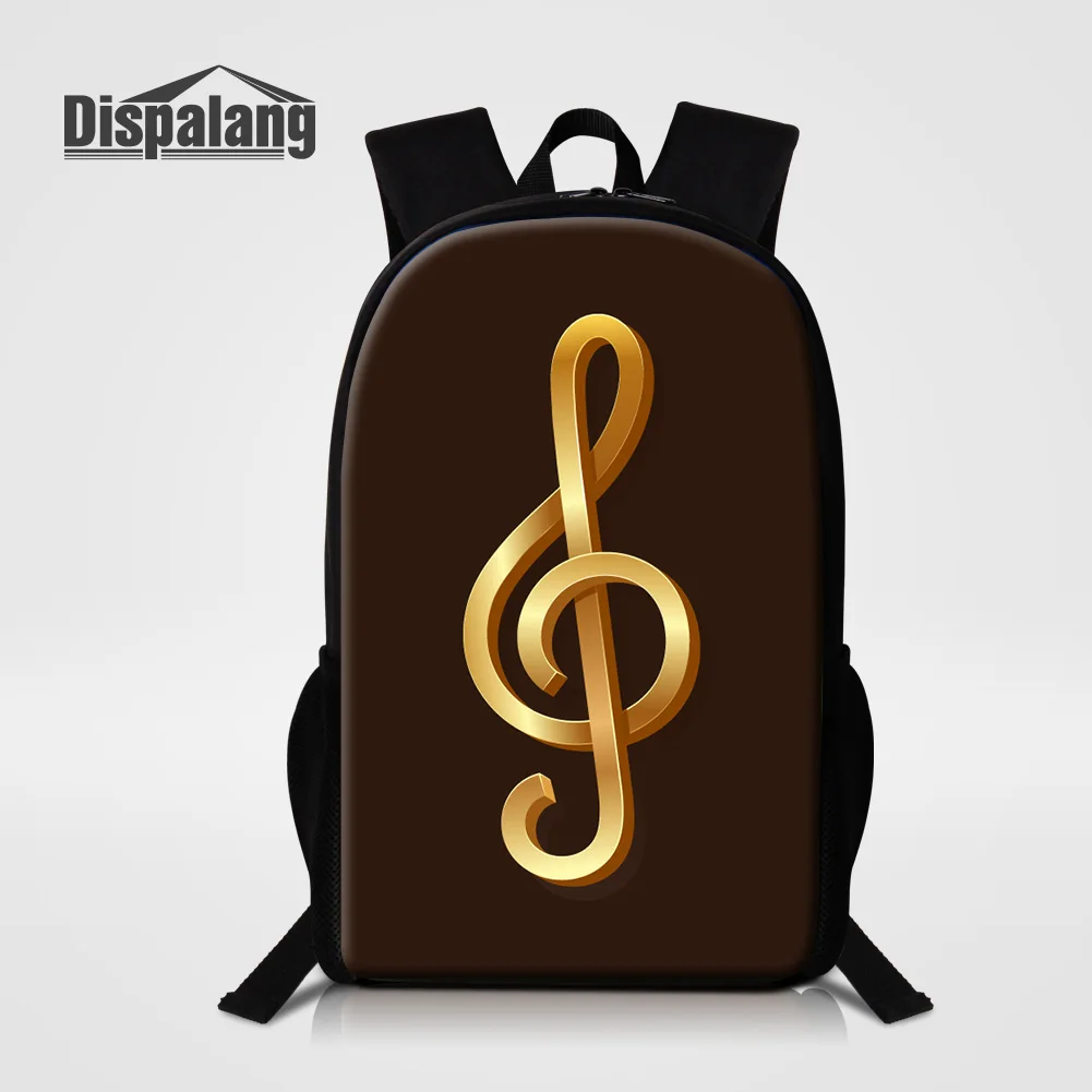 

Dispalang 16 Inch Large School Backpack For Teenagers Musical Note Mochilas Escolar Children's Daily Daypacks Bagpacks Sac A Dos