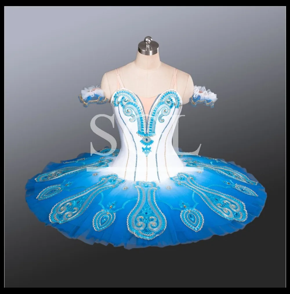 

2016 New Arrival Blue Bird Role Professional Ballet Tutus Nutcracker Tutu For Ballerina Performance Show Dance Pancake AT1223