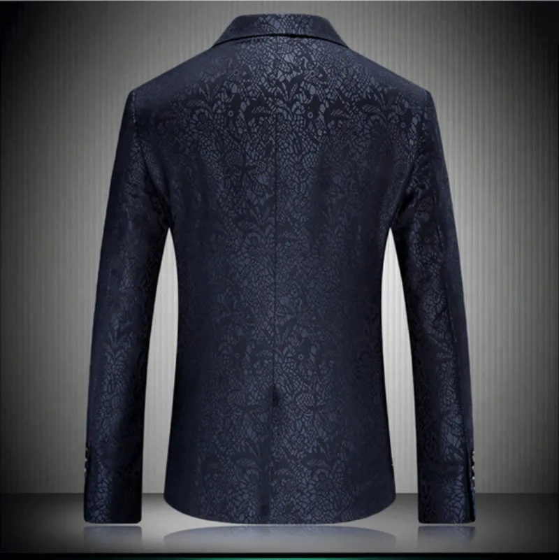 جاكيت بليزر رجالي ، جاكيت بليزر عصري ، زر واحد ، نحيف ، غير رسمي ، شحن مجاني ، مجموعة جديدة #2