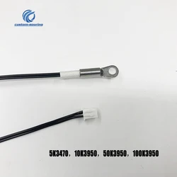 1PC sensor de temperatura ntc 5K 10k 50K 100K B3950 3470 ntc 10k sensor NTC 1% 0.5M pendurar modelo M4 sonda impermeável ntc10k