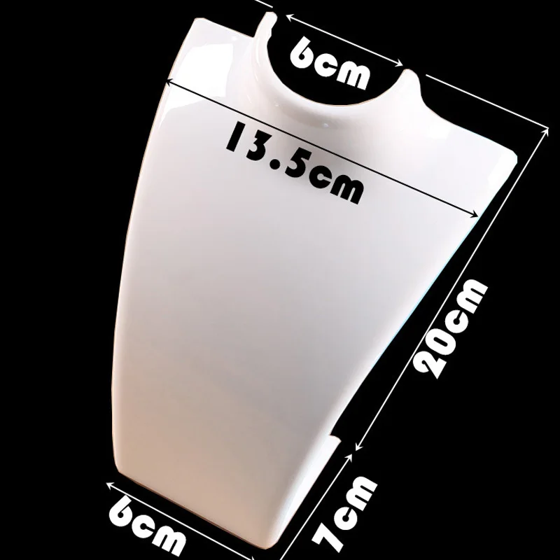 Luxury Hot Salling Black/White/Clear Mannequin Necklace Jewelry Pendant Display Stand Holder Show Decorate Jewelry Display Shelf