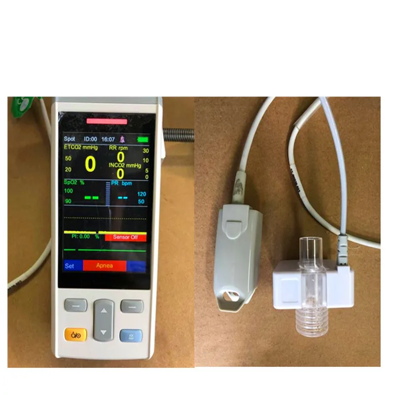 

Handheld EtCo2 Monitor,EtCo2 Module for Human Use Mainstream Carbon Dioxide Monitor Measure Breath Monitor Co2 Monitor,