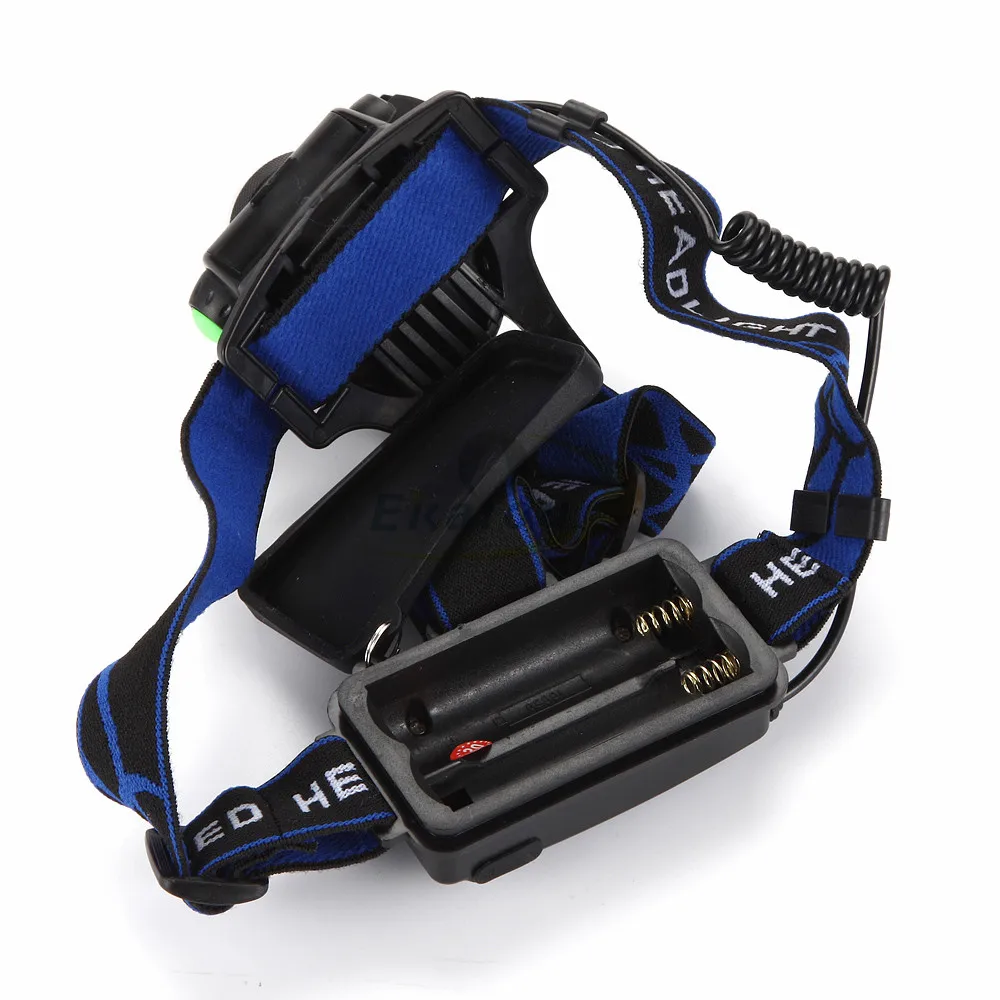 Waterproof LED Headlamps Rechargeable T6 12W Led Headlight  18650 Flashlight Head Lamp Light