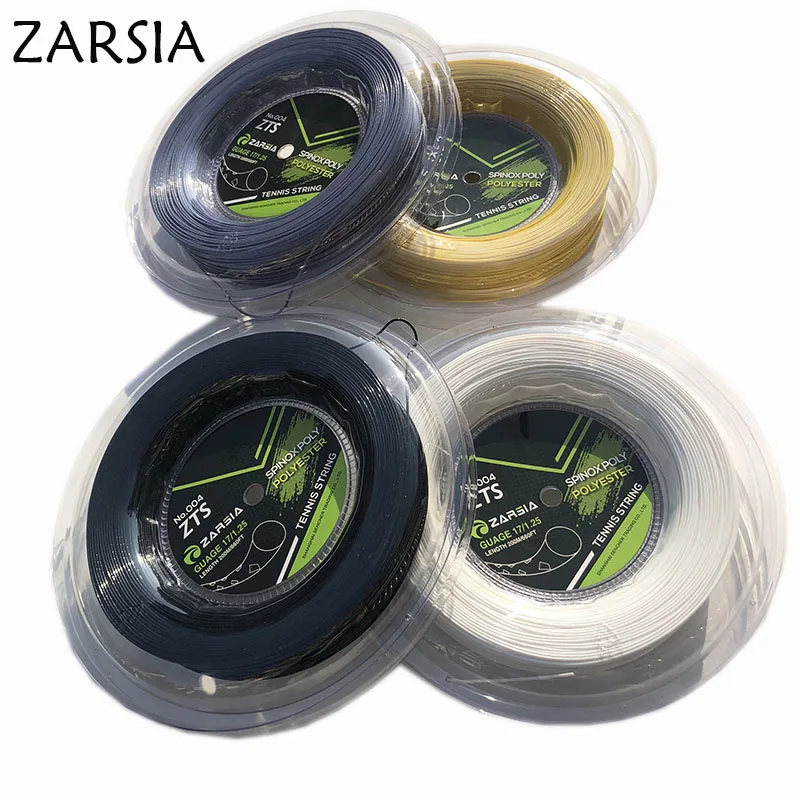 Brand NEW Genuine ZARSIA tennis string 1.25mm 200M tennis rackets string Spinox poly quality strings