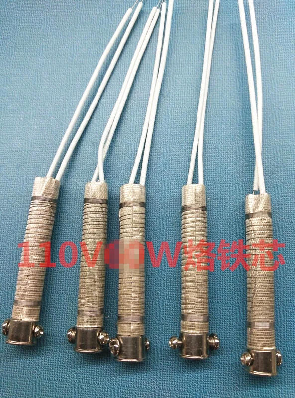 5pcs 110V Welder Electric Soldering Iron Wired Heat Element Core Replacement 30W 40W 60W or 30W shift to 60W 80W 100W 150W