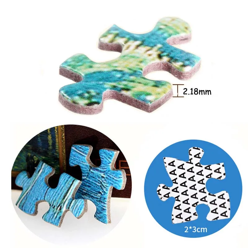 Grownups 3000 pieces challeng puzzle oil painting Puzzle 3000 piece  Home decoration collection toys Gift