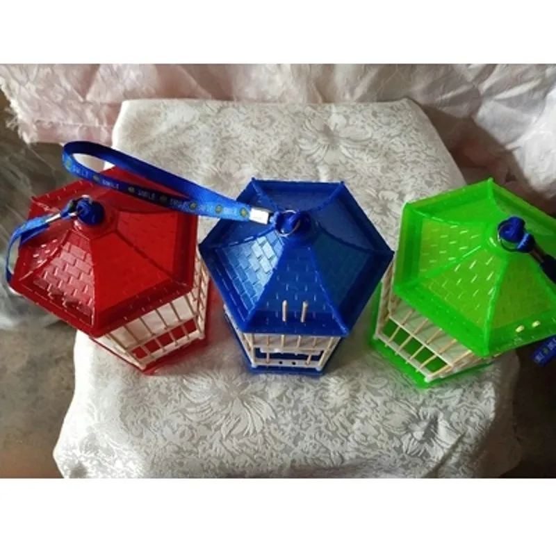 Wykwintna Budka dla Owadów Klatka Zabawka Kolorowa Dziecięca Zewnętrzna Trzmiel Żuk Karmienie Prezent dla Dzieci Unisex Plastik