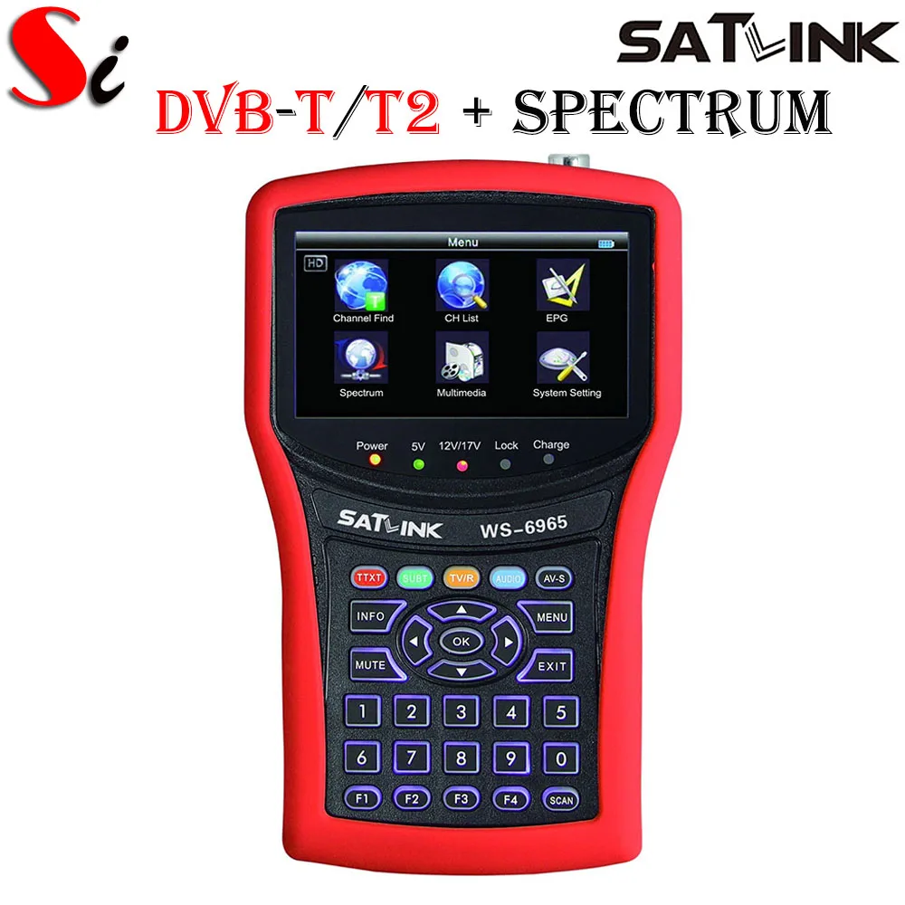 Original New Satlink WS-6965 DVB-T&DVB-T2 With Spectrum