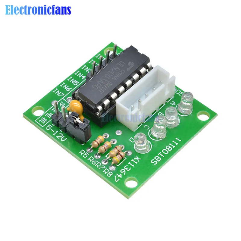 High-power ULN2003 Stepper Motor Driver Board Test Module for Arduino AVR SMD 28BYJ-48 5V 12V