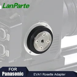 Lanparte Camera Handgrip Rosette Adapter of Arri Standard for Panasonic AU-EVA1 Original Bayonet Mount of DSLR Accessories