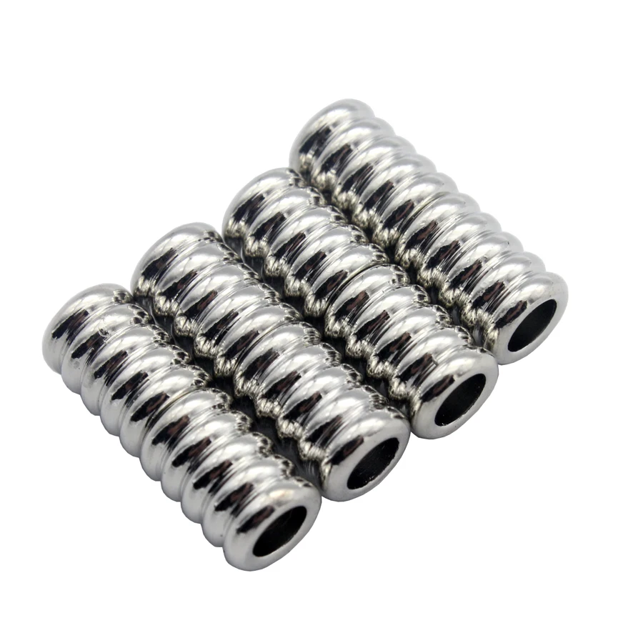 Aaazee 3 Set 4mm Diameter lubang gesper magnetik konektor untuk DIY gelang perhiasan