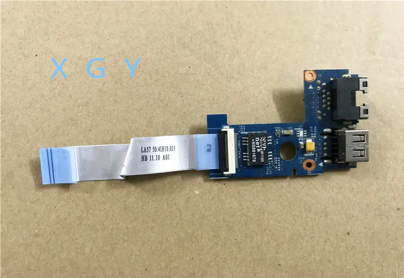 

Original LA57 RJ45 USB Board W/Cable For Lenovo Z570 Z575 B570 B575 B570E B575E V570 Series 10786-1M 48.4IH06.01M 100% Test Ok