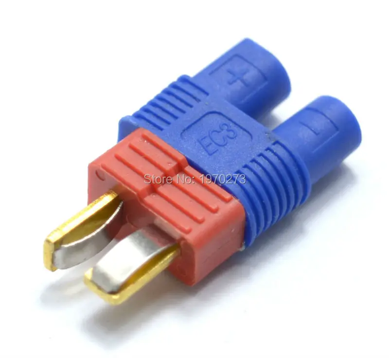 Т-образный штекер Deans к разъему EC3, без проводного адаптера, EC-3 T, беспроводной