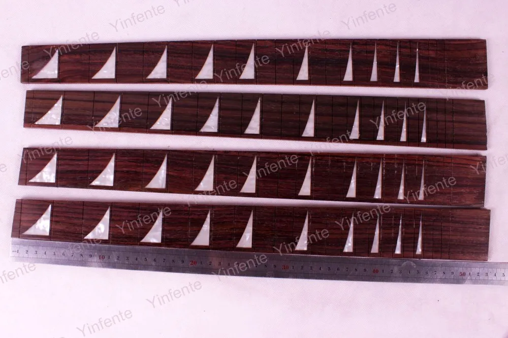 rose wood Guitar   Fingerboard   parts 24 fret Trapezoid   4 pcs