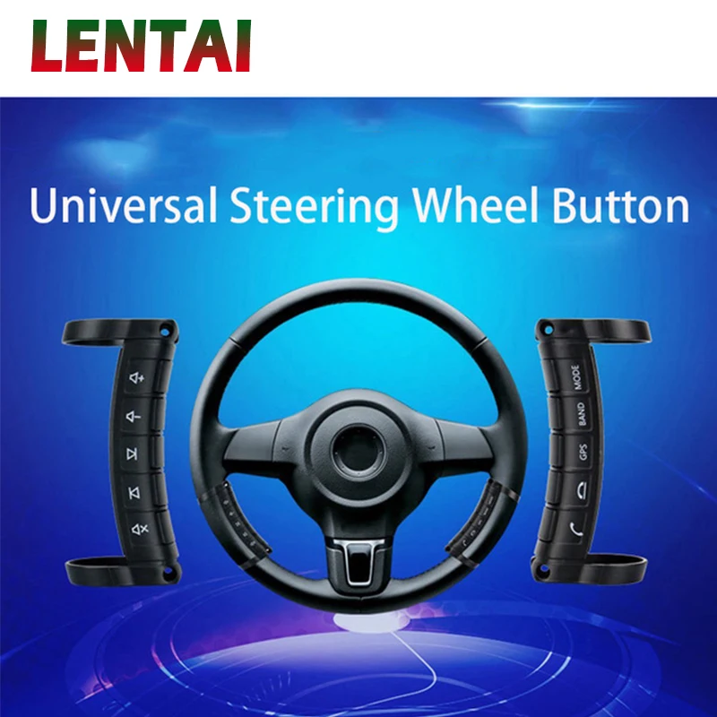 LENTAI For Mitsubishi asx lancer Citroen c4 Buick 1Set Multi-function Wireless Steering Wheel Controller DVD Navigation Buttons