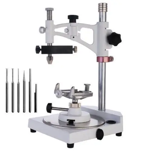 Dental Lab Parallel Surveyor with tools & handpiece holder Square